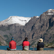 Taking in the Patagonia Views